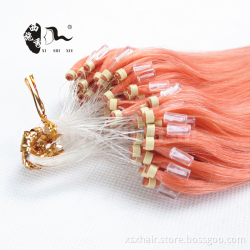 Wholesale double drawn micro loop human hair extension
